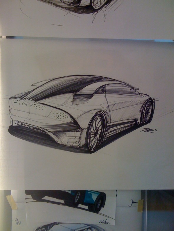 Automotive sketching practise